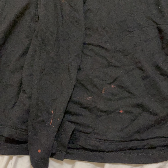 Splits59 Black Draped Cardigan Size M Medium - Picture 2 of 4